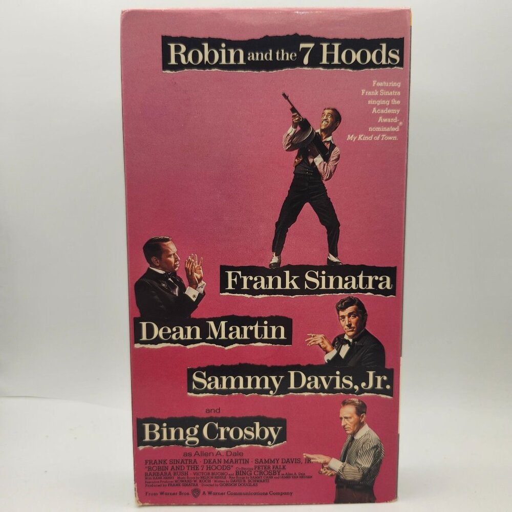 Robin And The 7 Hoods 1964 VHS 1987 Warner Home Video Sinatra Martin Davis Jr
